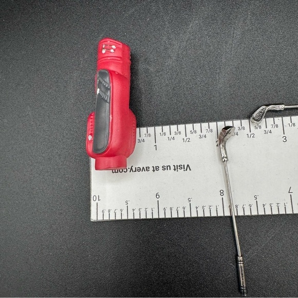 Red Miniature Golf Bag with Clubs - Picture 10 of 11